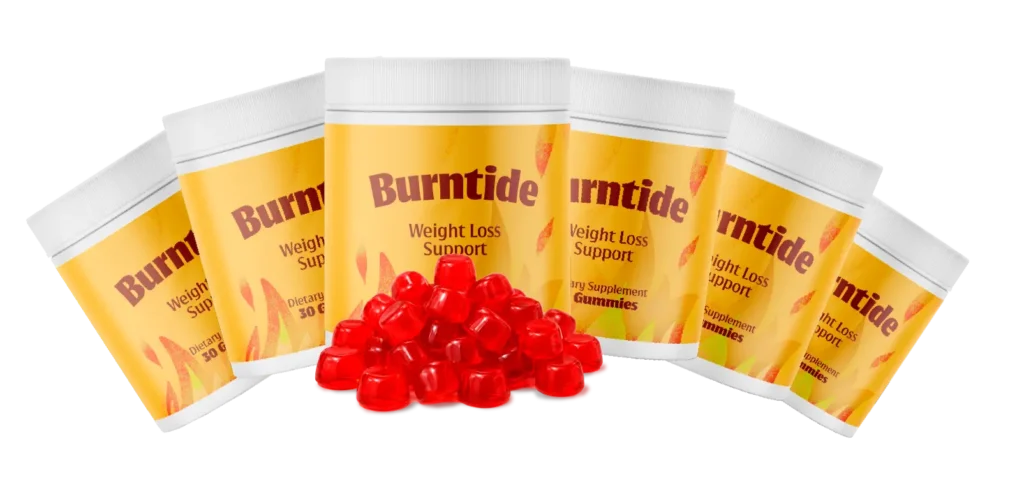 BurnTide bottle - stimulant-free Apple Cider Vinegar and BHB gummy, metabolism and fat oxidation support